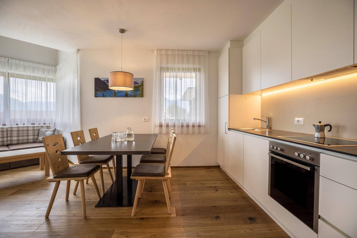 Ganze Wohnung, Apartment "Stefansdorf Wohnung 5" mit Bergblick, Wlan, Garten und Balkon in Stefansdorf, St. Lorenzen