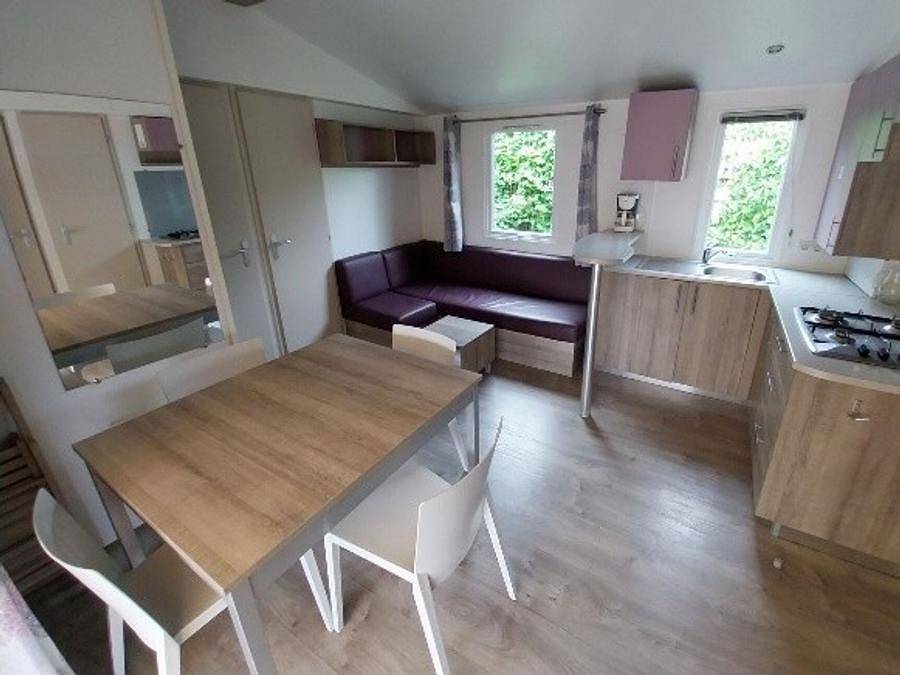 Camping l'Oasis Des Garrigues - Mobilheim 6 personen - Komfort - 32m² - 3 Schlafzimmer in Vogüé, Ardèche