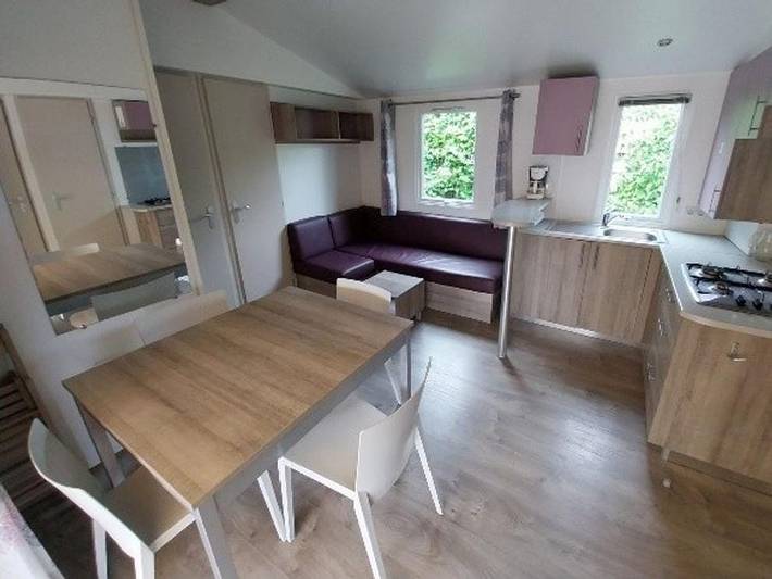 Mobil home pour 6 personnes, avec bassin pour enfant à Vogüé - 2