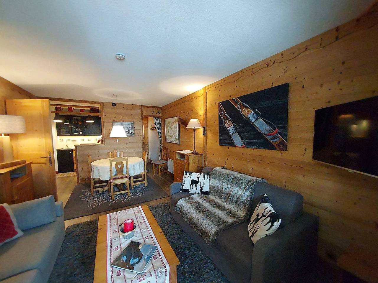 Ganze Wohnung, Zentrales Apartment in Valmorel, nahe Pisten in Valmorel, Les Avanchers-Valmorel