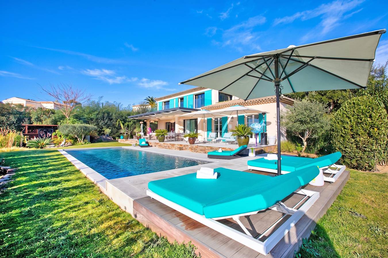 Villa Bayugita in Grimaud, Mittelmeerküste (Frankreich)