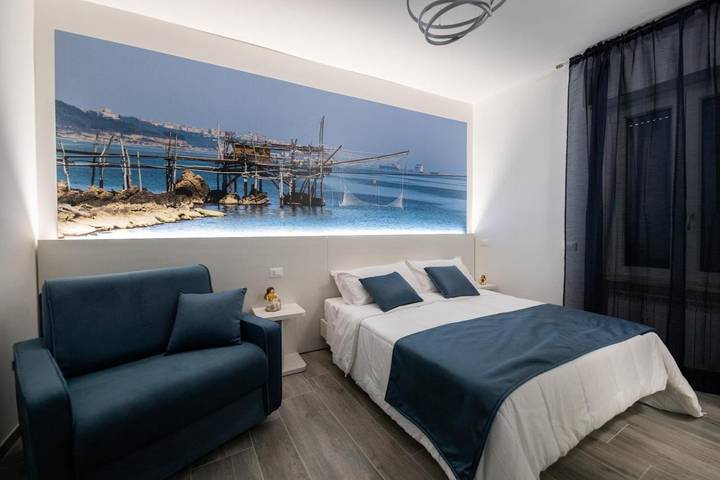 B&b per 3 persone, con Panorama a Ortona (Italia)