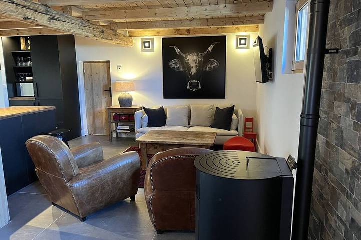 Gîte pour 8 personnes, avec terrasse dans Station de Montchavin les Coches