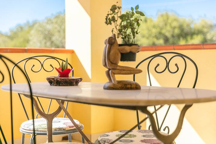 Ferienwohnung für 4 Personen, mit Balkon und Garten
