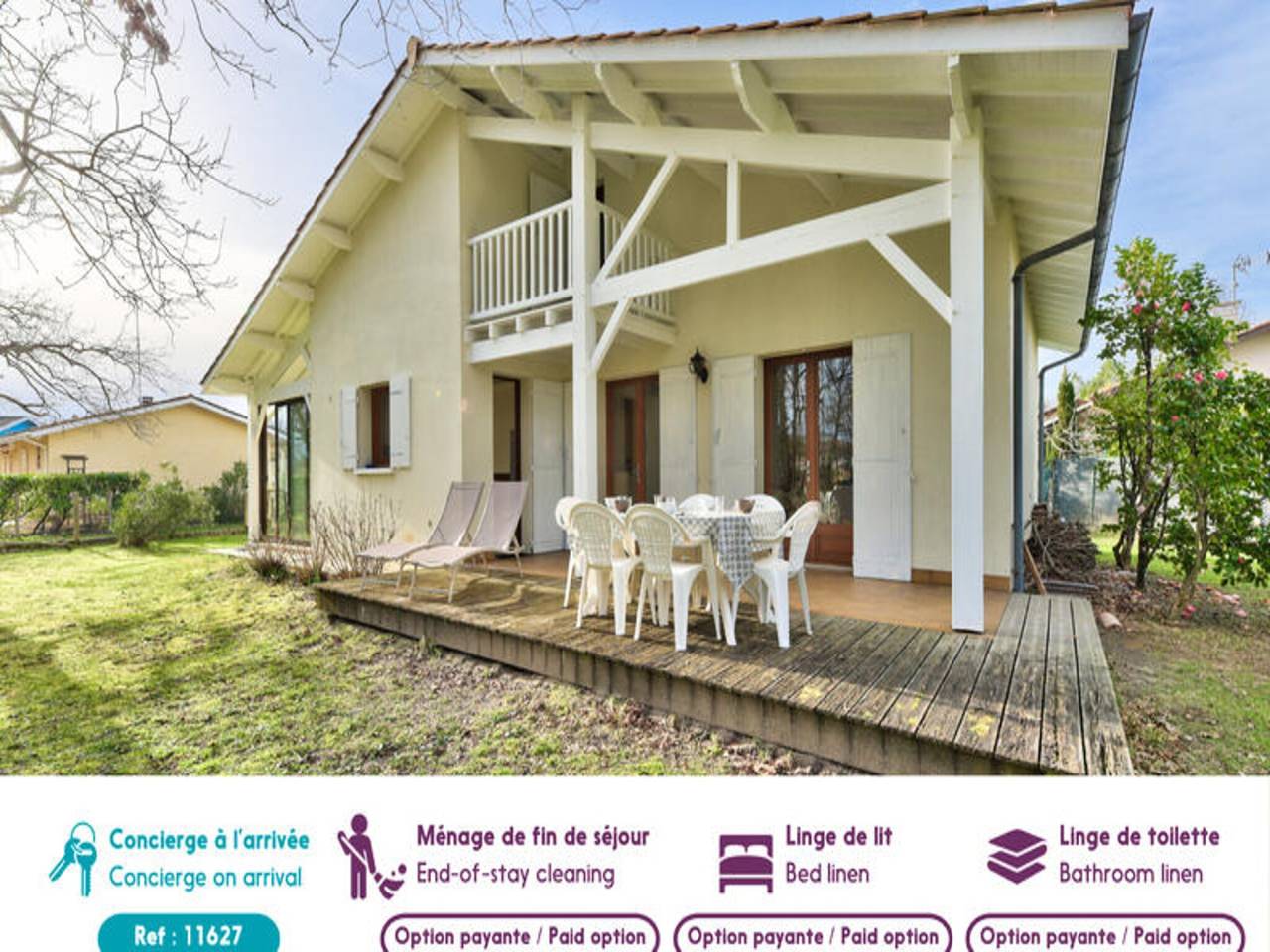 Apartamento entero, Casa en Lanton, cerca de la playa de Cassy in Lanton, Region de Arcachon