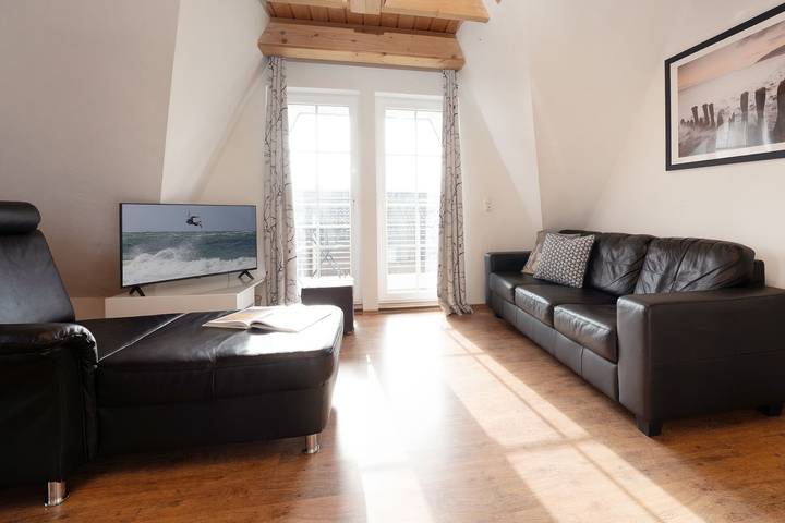 Ferienwohnung für 5 Personen, mit Garten und Balkon, kinderfreundlich in Staberdorf