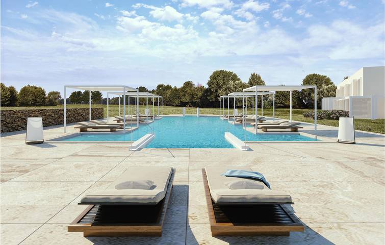 Apartamento vacacional entero, Apartamento junto a la playa AC, Parking, Piscina, Internet in Spiaggia La Pelosa, Stintino