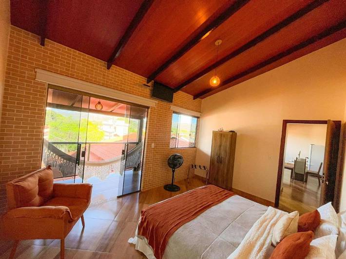 Casas e apartamentos de temporada para 2 pessoas, com balcão e vista em Alto Paraíso de Goiás
