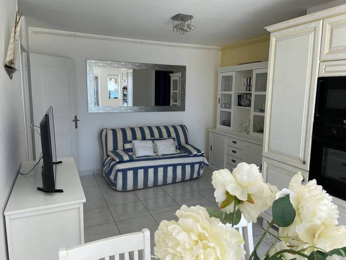Entire holiday apartment, Luxury Seafront 1bedroom, air conditioning with Balcony & Sea View in Canet-en-Roussillon, Mediterranean Coast (France)