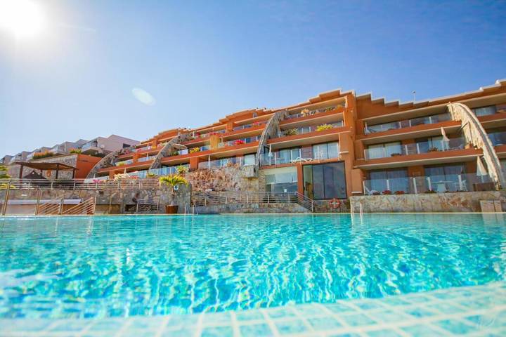 Appartamento per 2 persone, con Balcone e Terrazza nonché Giardino e Piscina a Playa de Amadores