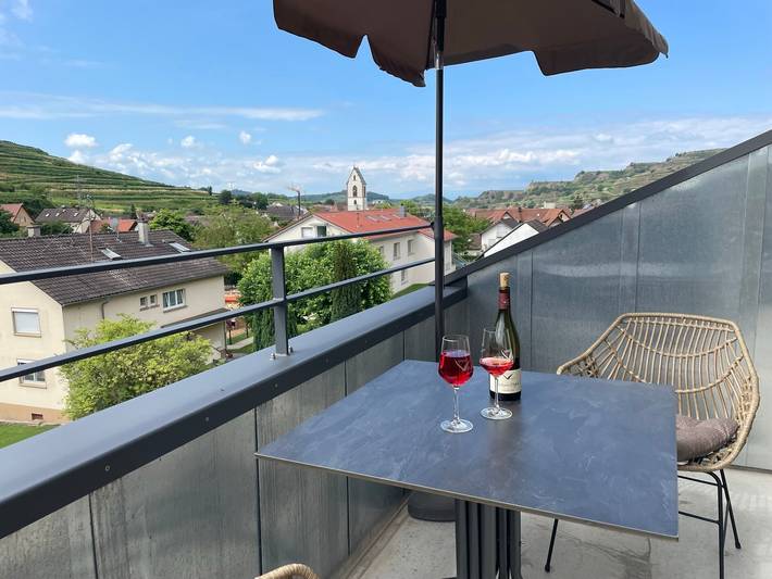 Ferienwohnung für 5 Personen, mit Balkon und Ausblick in Kaiserstuhl