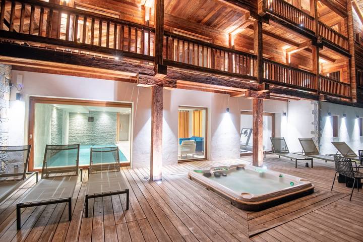 Maison de vacances pour 22 personnes, avec piscine et jardin ainsi que sauna et jacuzzi, animaux acceptés en Haute-Savoie - 4