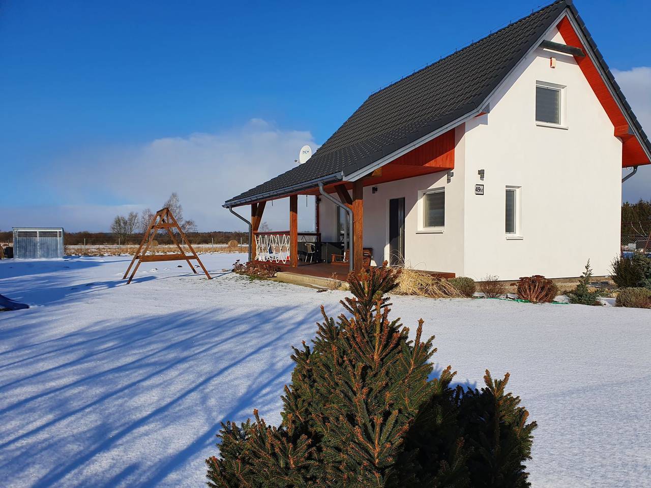 Dom dla 7 osób z ogród in Słowiński Park Narodowy