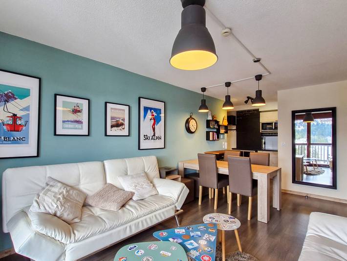 Ganze Wohnung, Geräumige Wohnung mit Parkplatz und Poolzugang in Flaine in Flaine, Arâches-la-Frasse