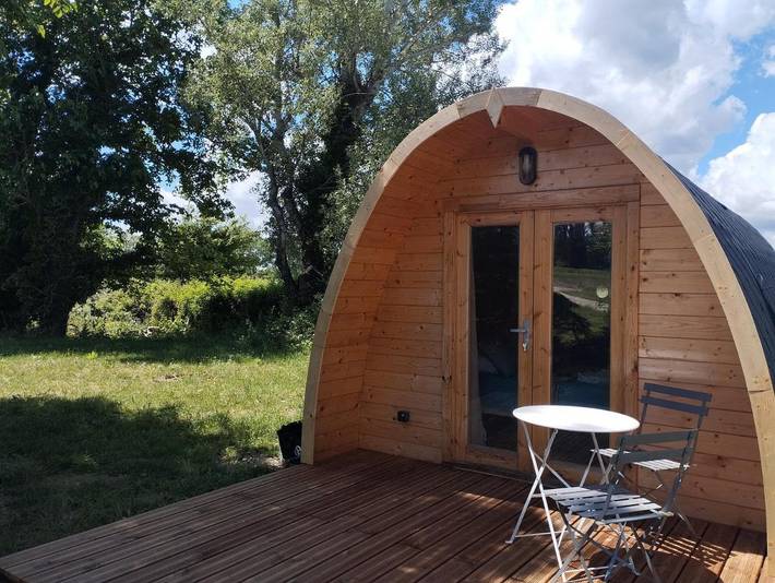 Tente pour 2 personnes, avec Terrasse et Jardin