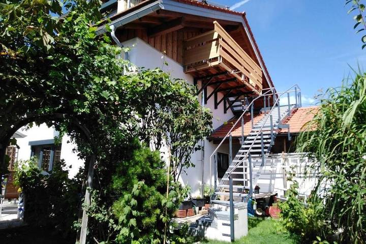 Ferienwohnung für 3 Personen, mit Balkon und Ausblick in Sonthofen