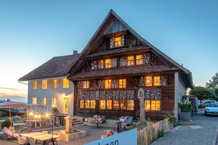 B&B für 2 Personen, mit Terrasse und Garten sowie Ausblick im Aargau