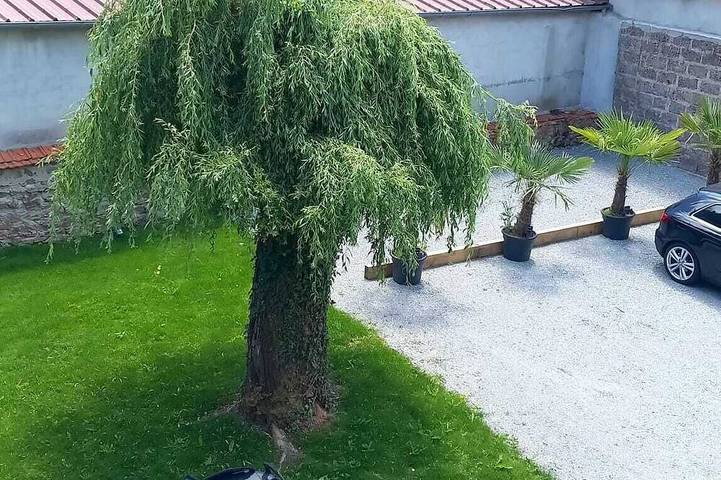 Appartement de vacances pour 4 personnes, avec jardin