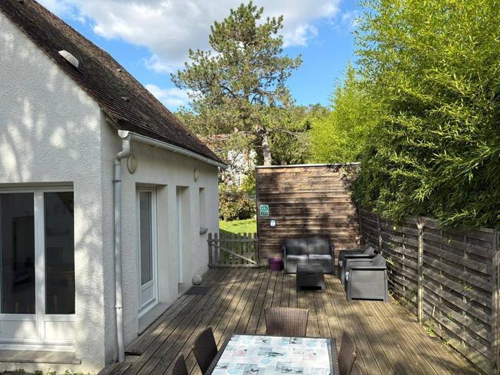 Maison de vacances pour 4 personnes, avec jardin et vue, animaux acceptés