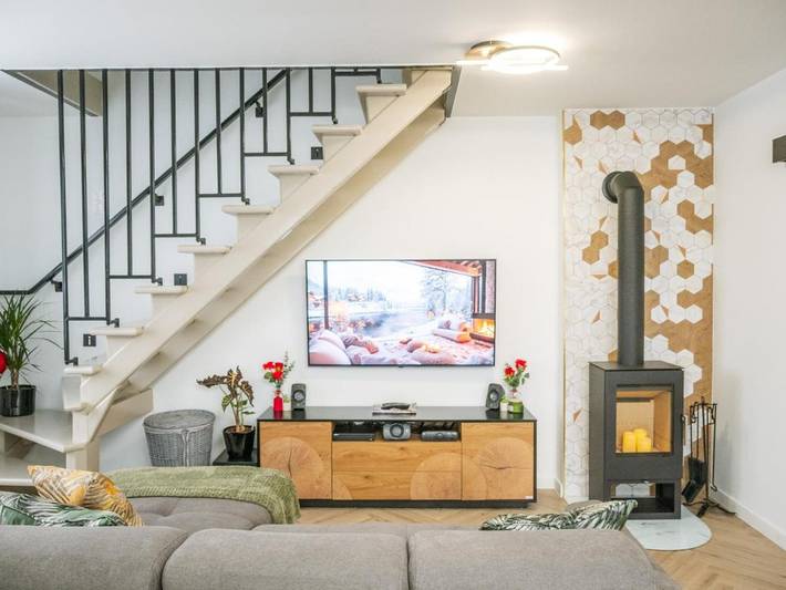 Apartament wakacyjny dla 7 osób, z Balkon i Taras oraz Ogród i Widok w Baja