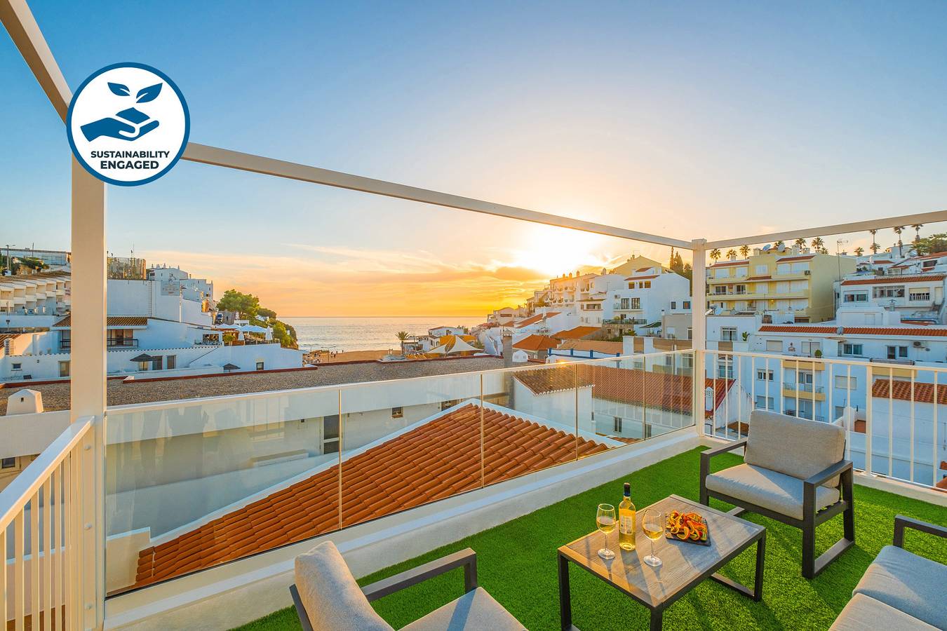 Apartamento De Férias para 8 Pessoas em Carvoeiro, Lagoa