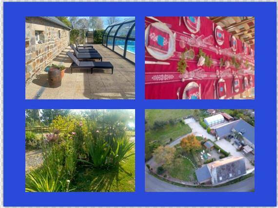 Location de vacances pour 14 personnes, avec vue ainsi que jardin et piscine à Villiers-le-Pré