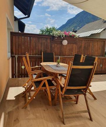 Gîte pour 6 personnes, avec terrasse, animaux acceptés dans Mojstrana