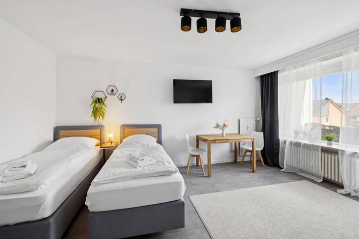 Ferienwohnung für 2 Personen, mit Balkon und Ausblick