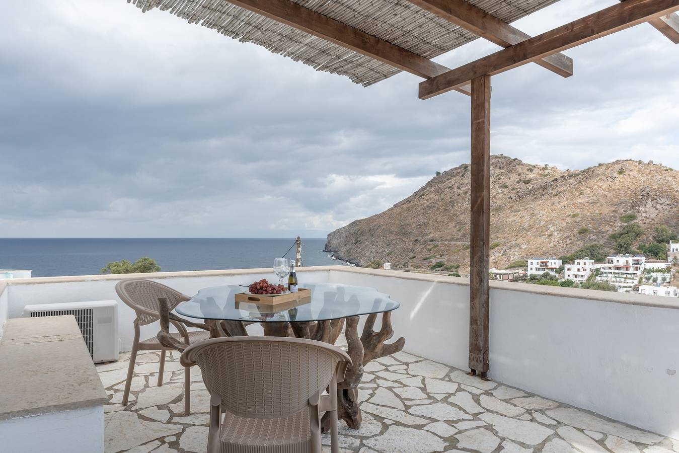 Room 'Double Sea View No 2' with Sea View, Wi-Fi and Air Conditioning in Skala (Patmos), Dodecanese