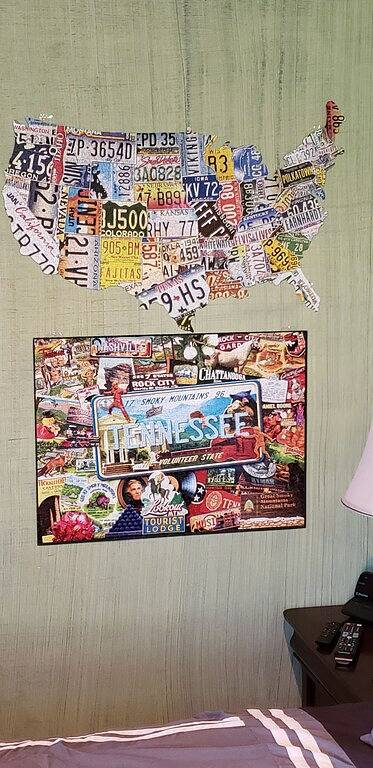 Puzzle, die meisten hängenden Kunstwerke sind Puzzles ... in Nashville, Tennessee