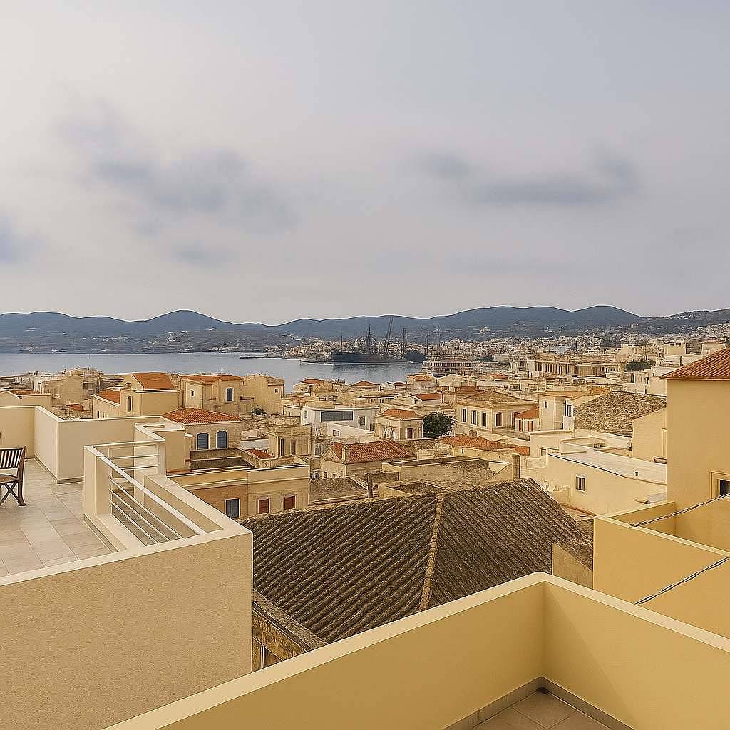 Ferienhaus für 8 Personen mit Balkon/Terrasse in Ermoupoli, Syros