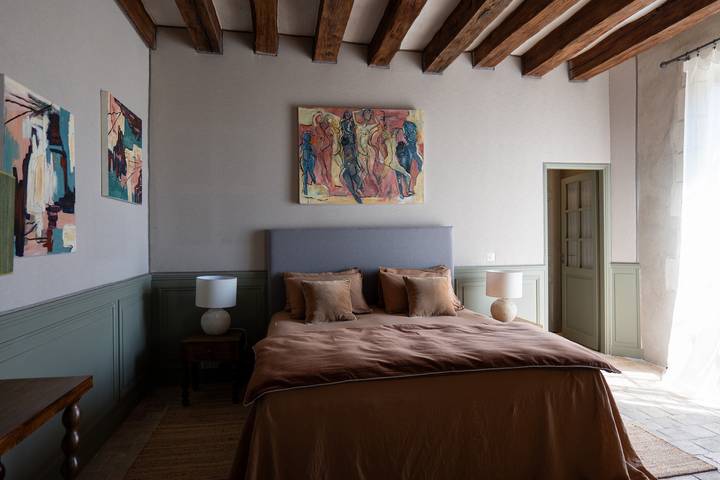 Chambre d’hôte pour 2 personnes, avec jardin en Indre-et-Loire