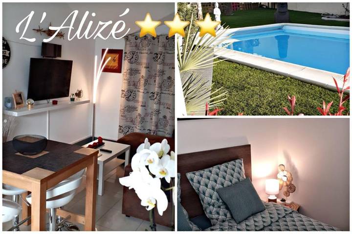 Location de vacances pour 4 personnes, avec piscine et jardin à Sainte-Soulle