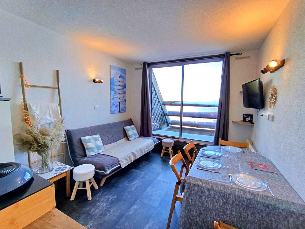 Entire studio, Studio with balcony, slope view - 4 guests in Piau-Engaly, Aragnouet