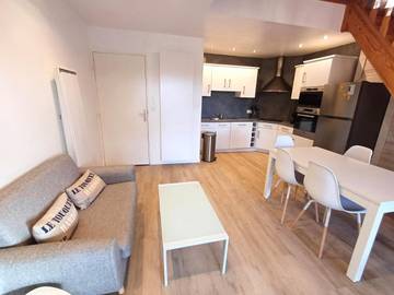 Gîte pour 5 personnes, avec jardin ainsi que balcon et vue dans Golf des Pins (Hardelot-Plage)