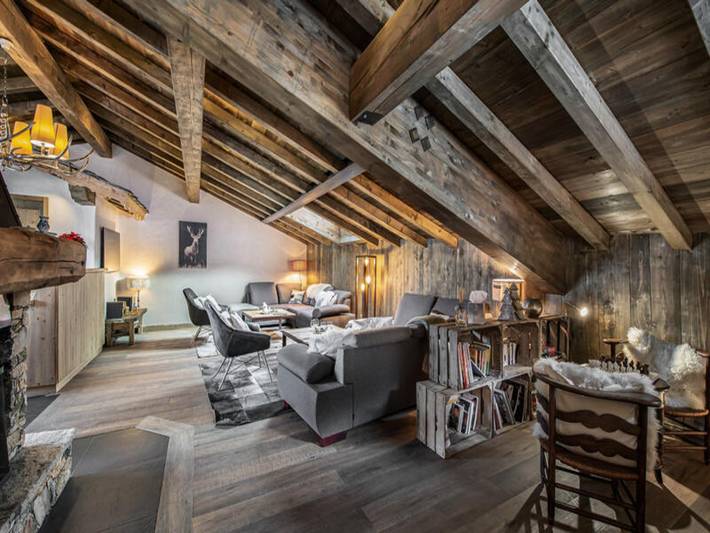 Gîte pour 12 personnes, avec balcon, adapté aux familles dans Courchevel 1300 (Le Praz) - 3