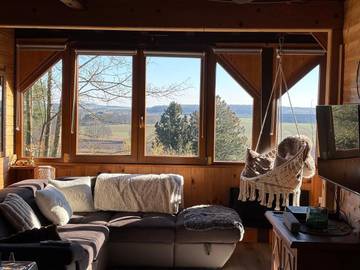 Maison de campagne pour 6 personnes, avec vue et jardin à Weinbourg