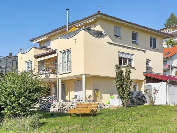 Ferienwohnung für 3 Personen, mit Garten am Bodensee