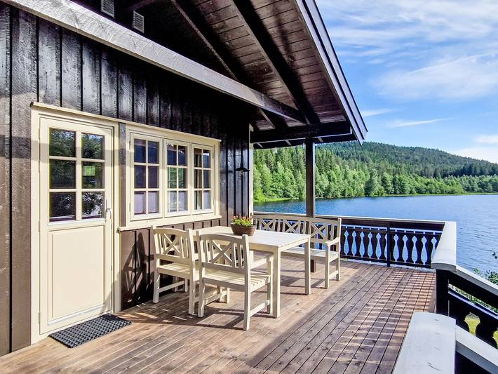 Ferienhaus für 6 Personen, mit Terrasse und Garten sowie Seeblick in Vest-Agder - 4