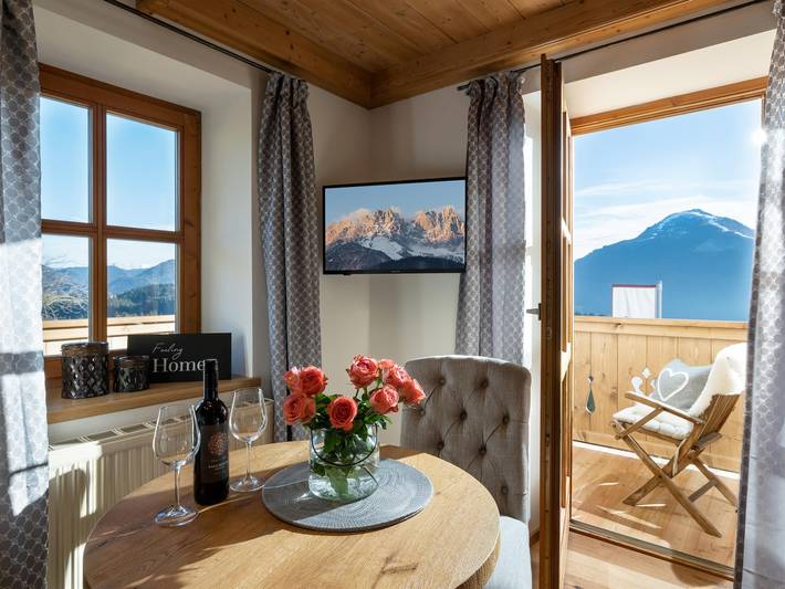 Ferienwohnung für 2 Personen, mit Balkon und Garten sowie Ausblick in Österreich