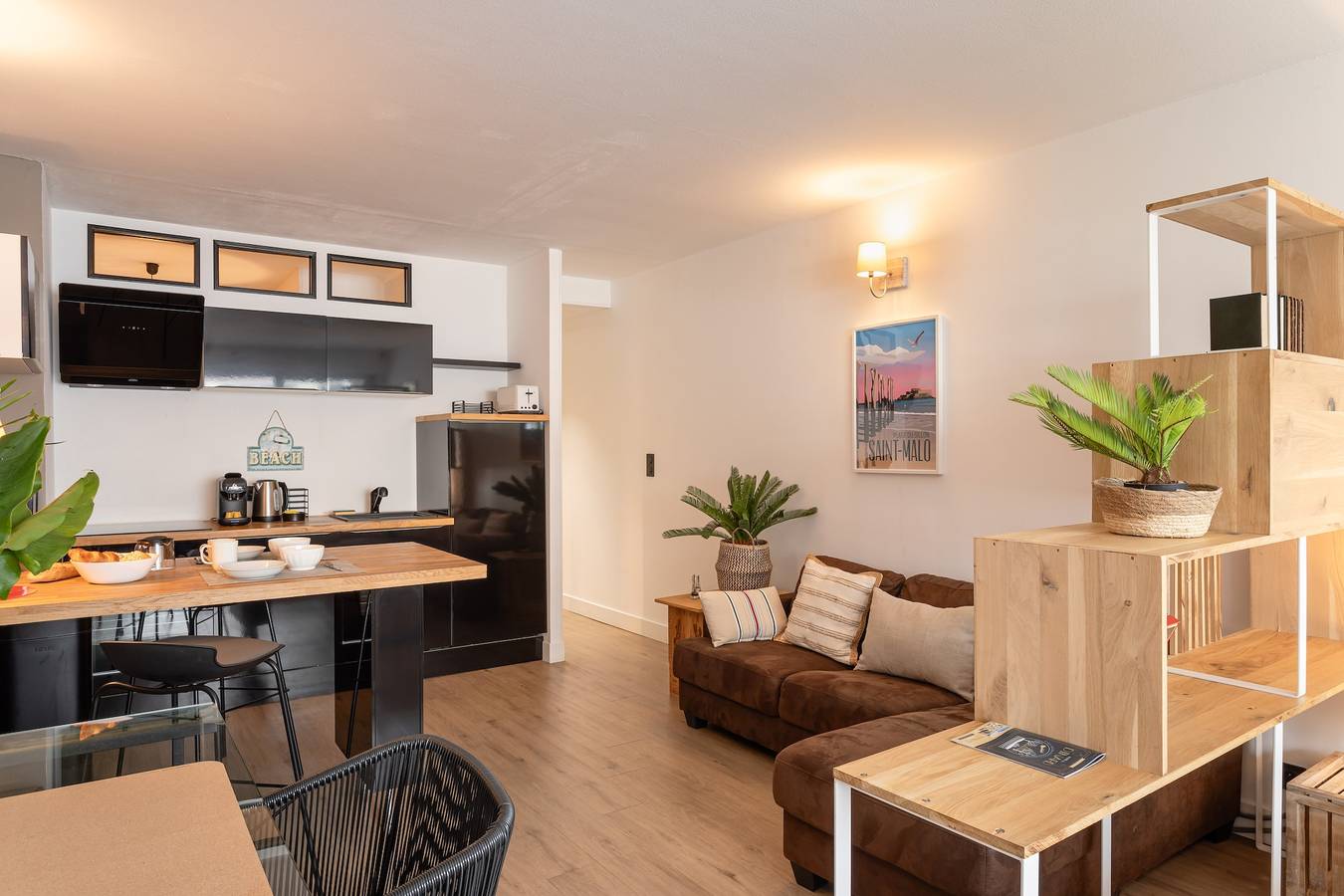 Ganze Wohnung, Ferienwohnung für 2 Personen mit Balkon in Dinard, Saint-Malo und Umgebung