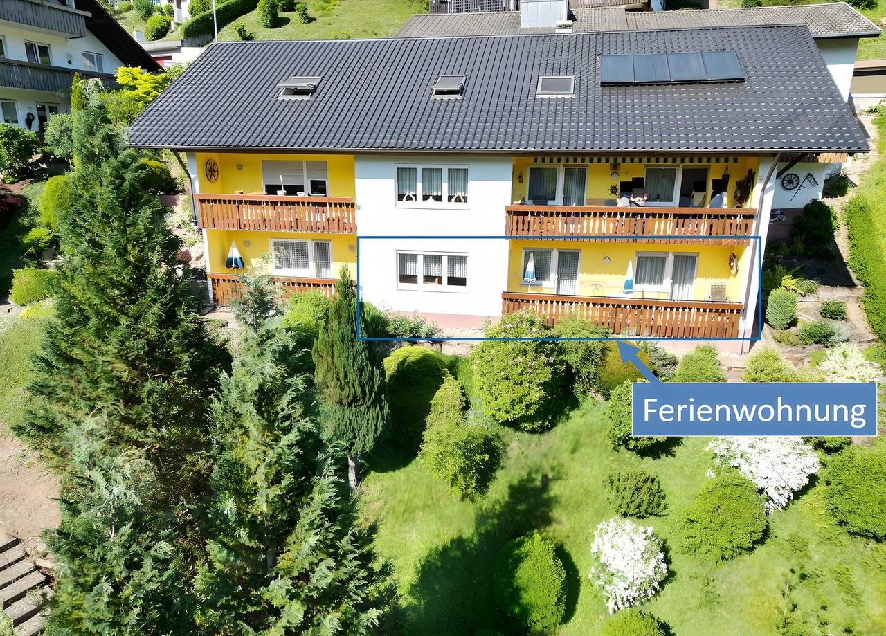 Ganze Wohnung, Apartment 'Lehmann' mit Bergblick, Balkon und Wlan in Oppenau, Mittlerer Schwarzwald