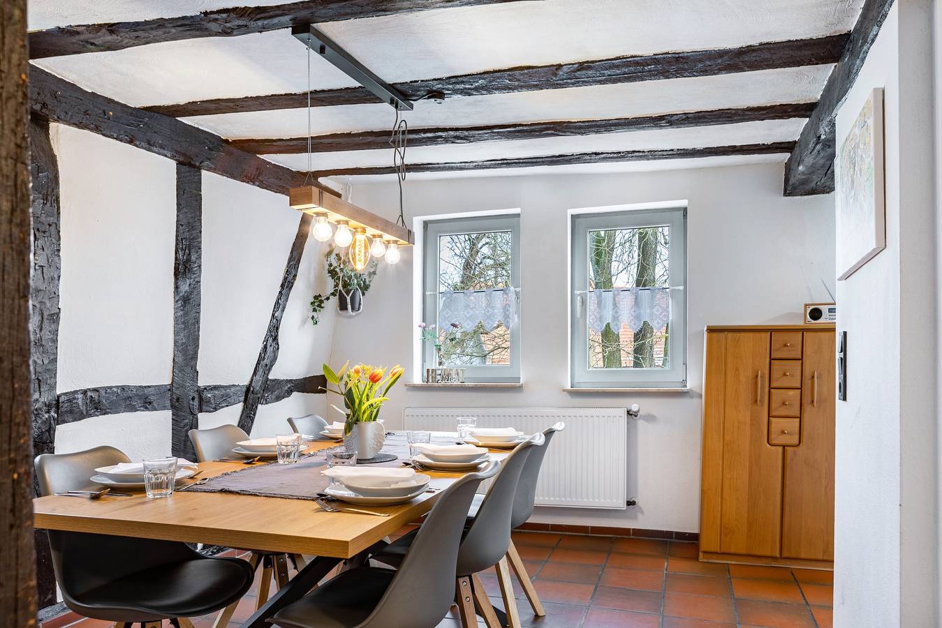 Ganze Wohnung, Ferienwohnung "Altstadtblick" mit Gemeinschaftsgarten, Balkon und Wi-Fi in Alsfeld, Vogelsberg Region
