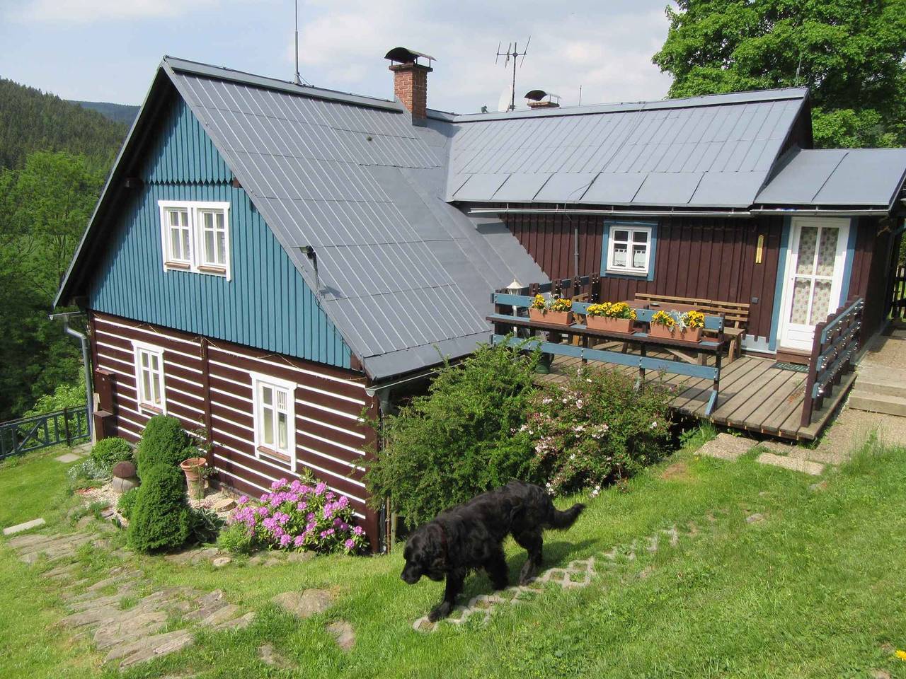 Ganze Ferienwohnung, Ferienwohnung mit Whirlpool und schöner Aussicht  in Pec pod Sněžkou, Region Trautenau
