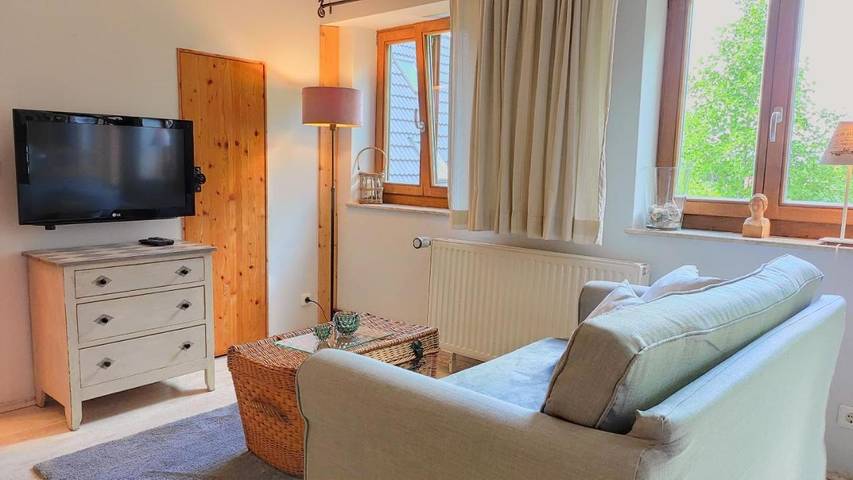 Ferienwohnung für 2 Personen, mit Terrasse und Garten sowie Ausblick in Harsefeld