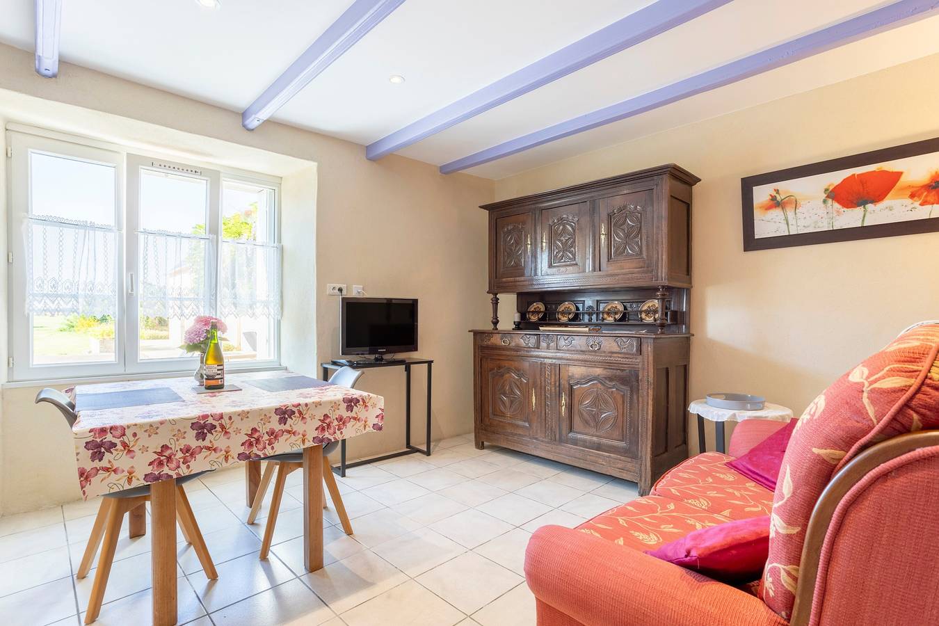 Gîte Glycine, Kerantum : jardin commun et Wi-Fi à Mahalon in Mahalon, Région de Quimper
