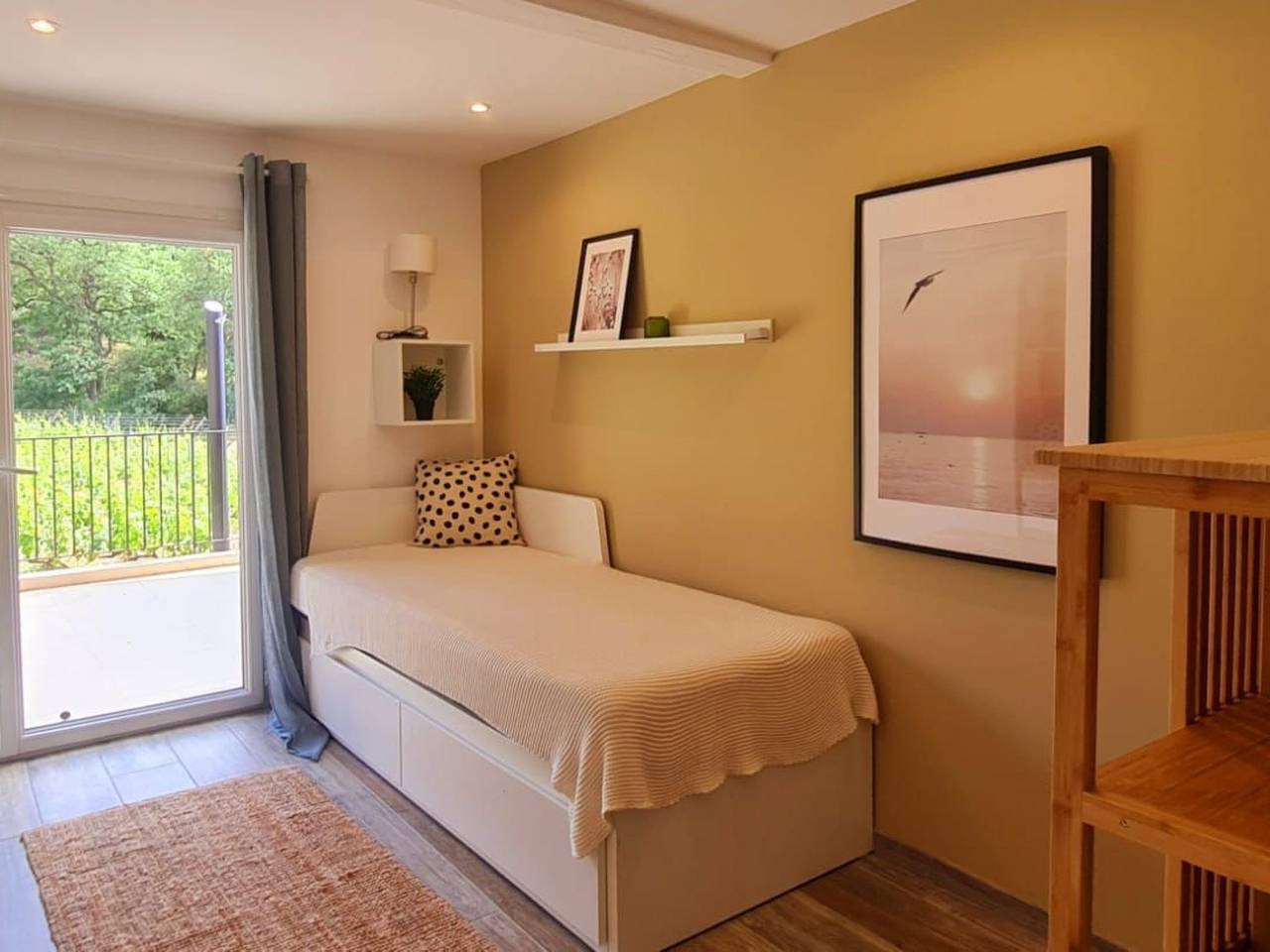 Gîte im Herzen der Weinberge, Terrasse mit atemberaubendem Blick auf das Meer, in Le Pradet, Region de Toulon