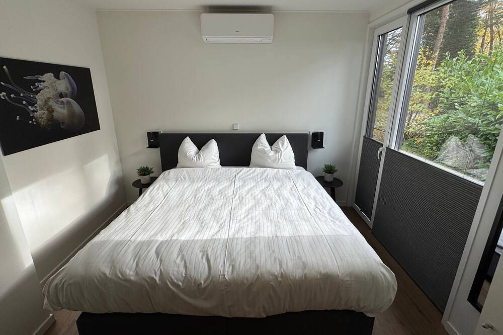 Großzügige Waldlodge für 8 Personen ideal für komfortablen Familienurlaub in der Natur. in Maasbree, Limburg (Niederlande)