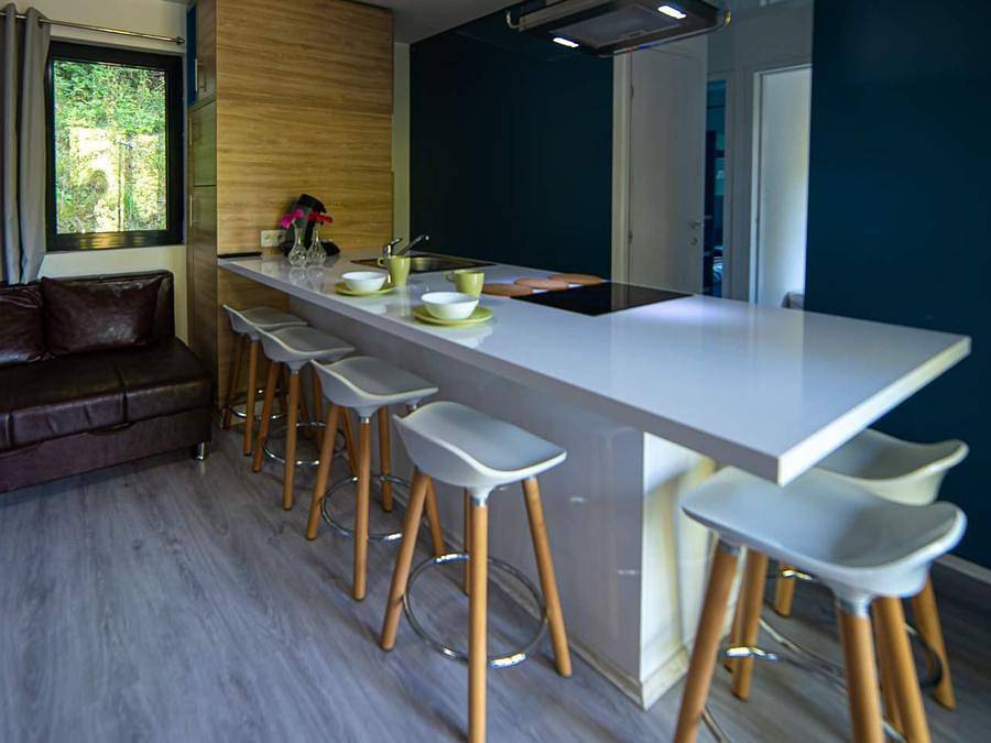 Camping Les Vernières - Bungalow 6 personen - Premium Lodge in Malbo, Region Saint-Flour