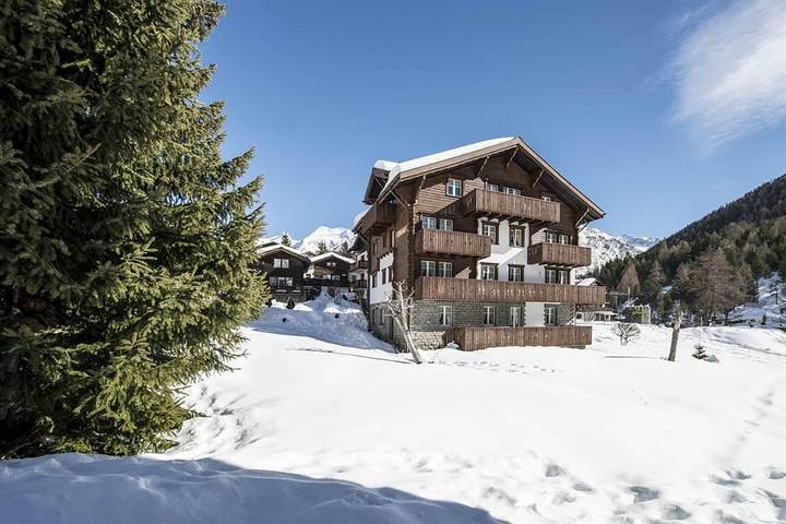 Ferienwohnung für 4 Personen, mit Balkon, kinderfreundlich in Saas-Fee